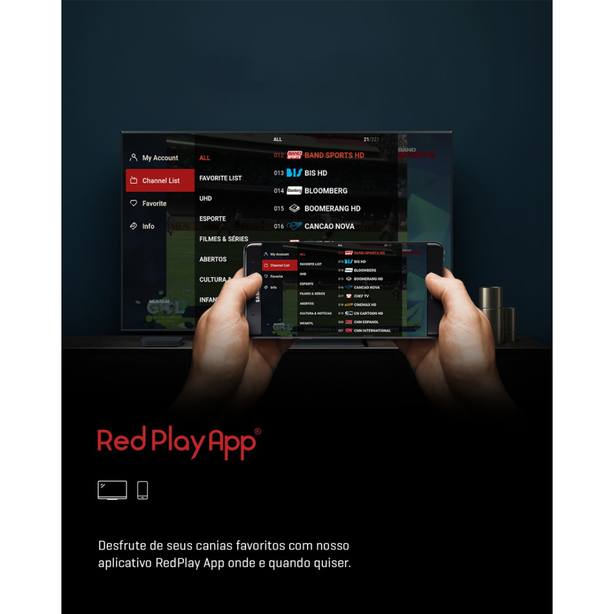 Receptor RedPlay Redstick Ultra HD 4K